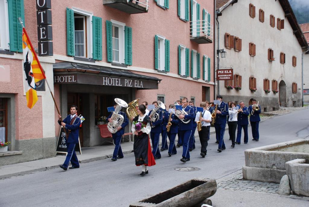 Hotel Piz Ela Bergun Davos Exterior foto